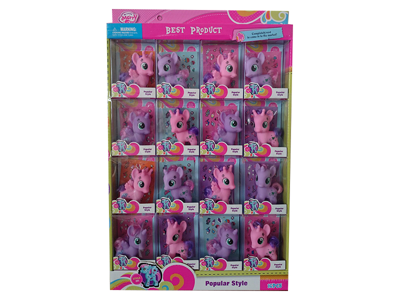 16PCS Fairy Horse