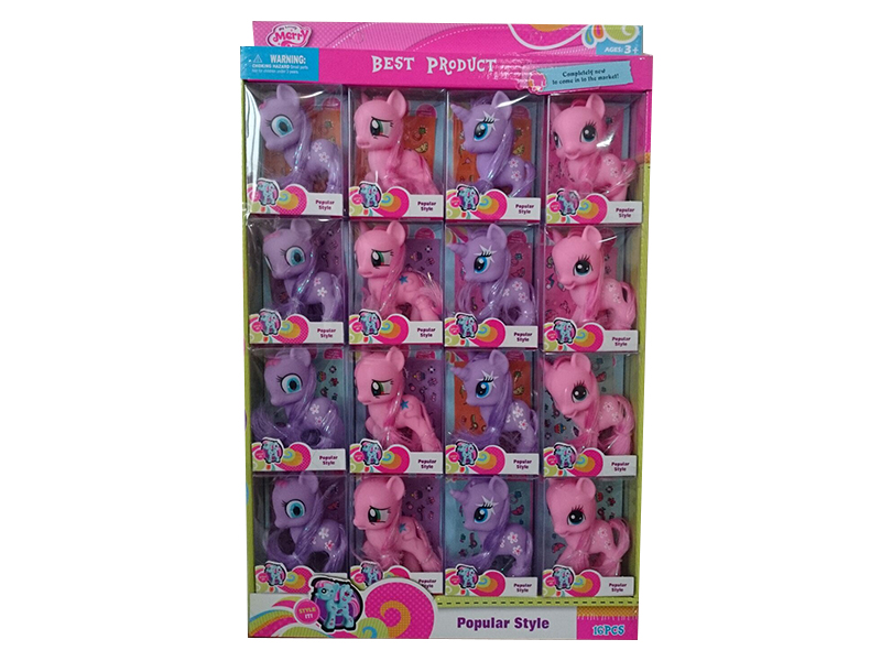 16PCS Fairy Horse