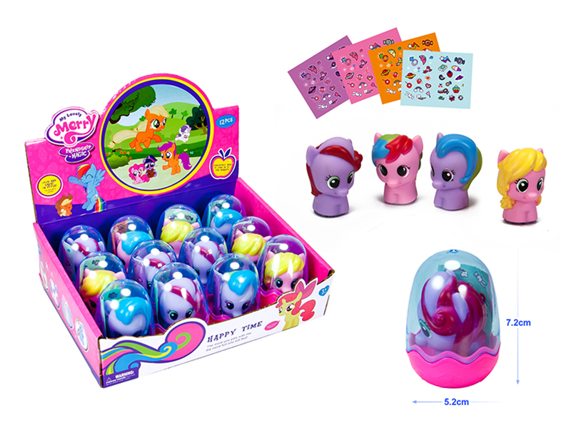 12PCS Fairy Horse