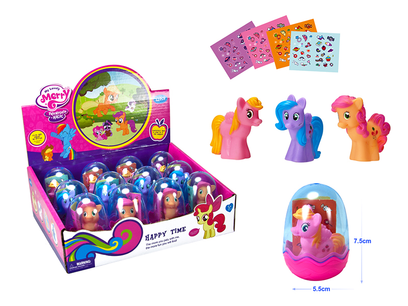 12PCS Fairy Horse