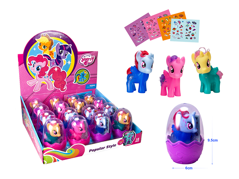 16PCS Fairy Horse