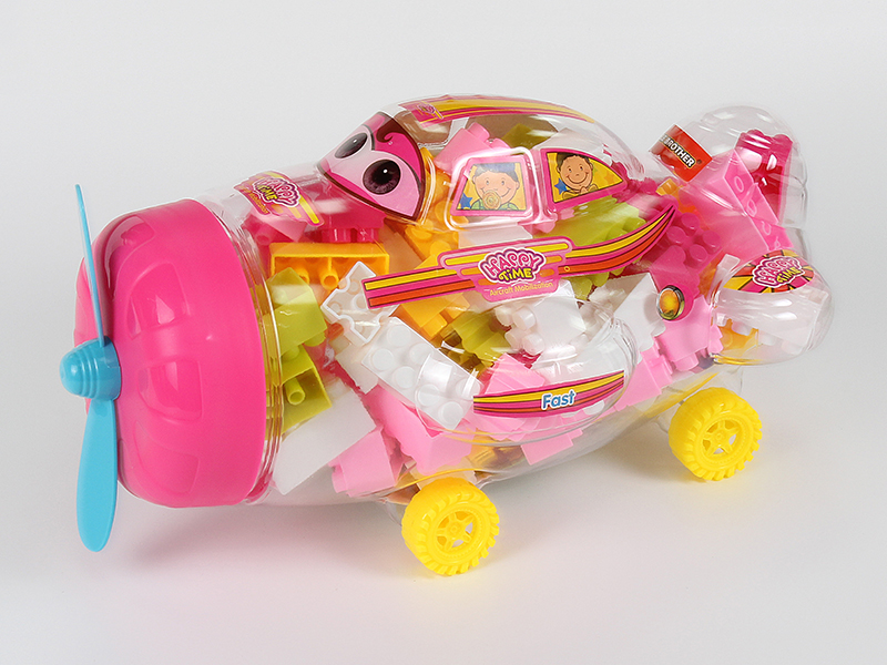 Girl Series-Airplane Intelligent Building Block