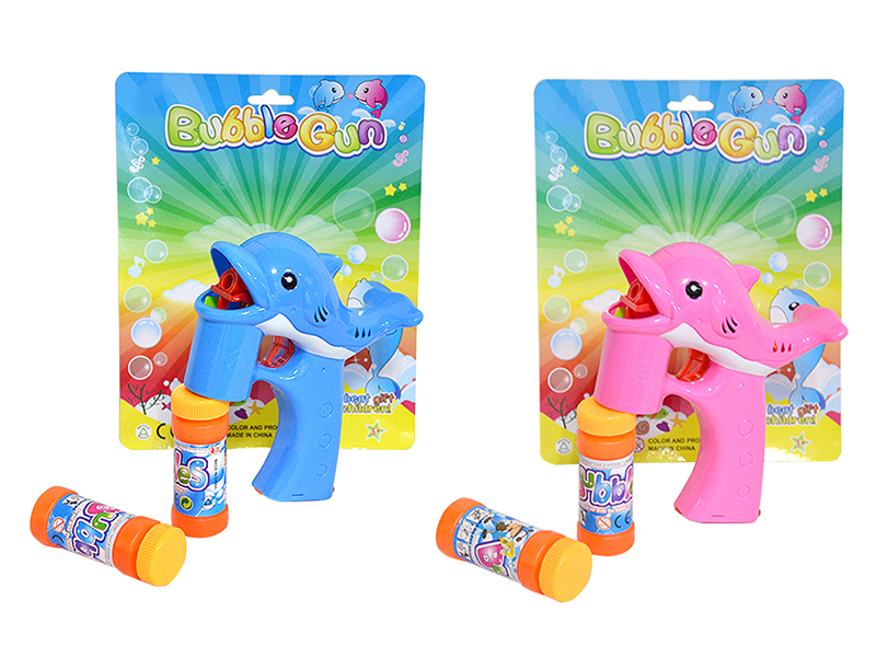 Solid Color New Dinosaur Bubble Gun With Light And Music