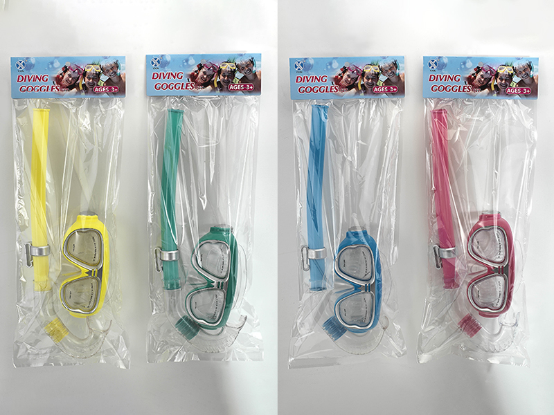 Diving Glasses And Breathing Tube