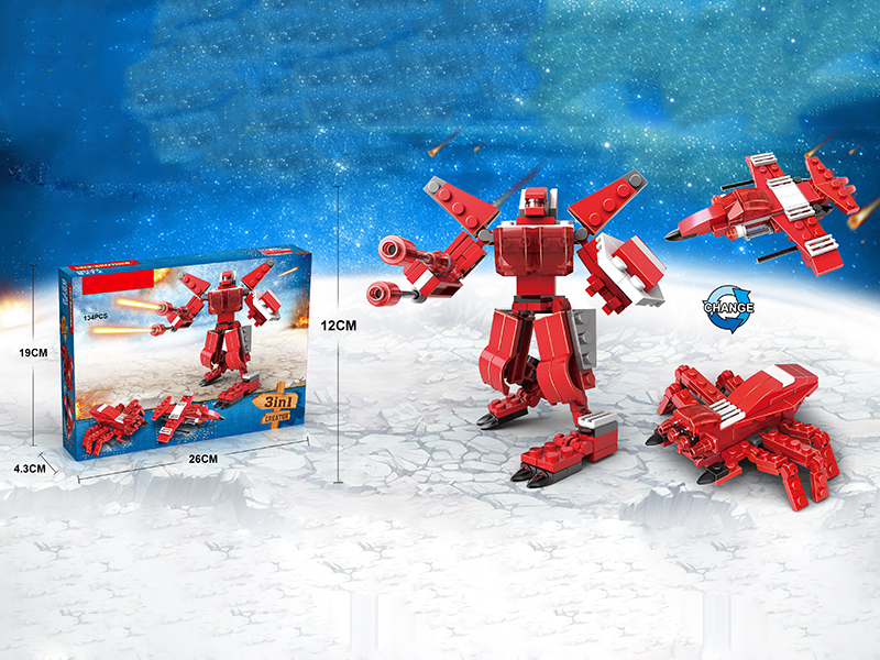 Building Block 3 In(134pcs)