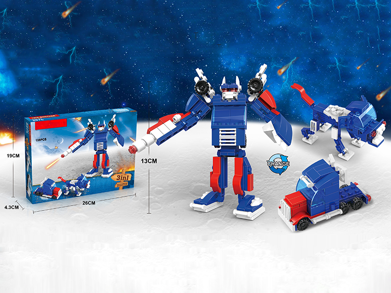 Building Block 3 In 1(153pcs)