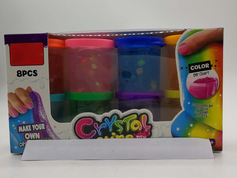 Slime 8 Color Fruit Crystal Soil