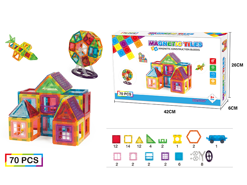 Small Magnetism Tiles Building Block Series