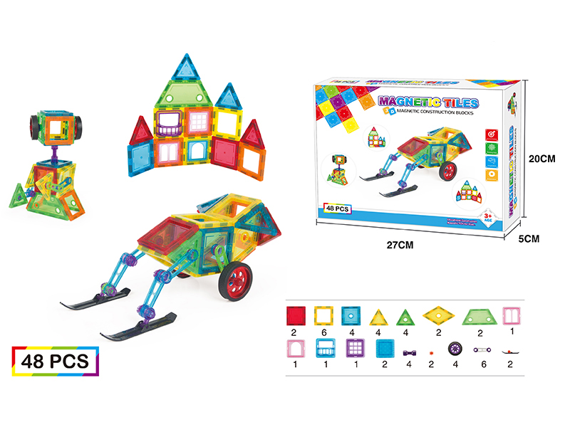 Small Magnetism Tiles Building Block Series