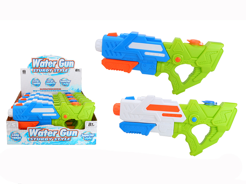Solid Color Air Pressure Water Gun 6pcs