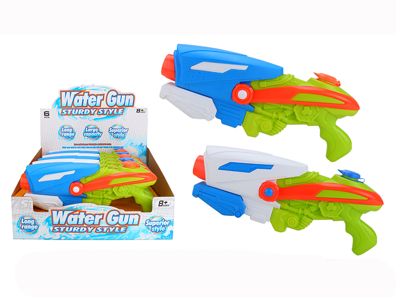 Solid Color Air Pressure Water Gun 6pcs