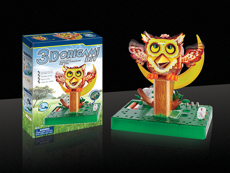 3D Paper Folding B/O Owl