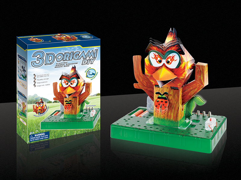 3D Paper Folding B/O Magic Bird