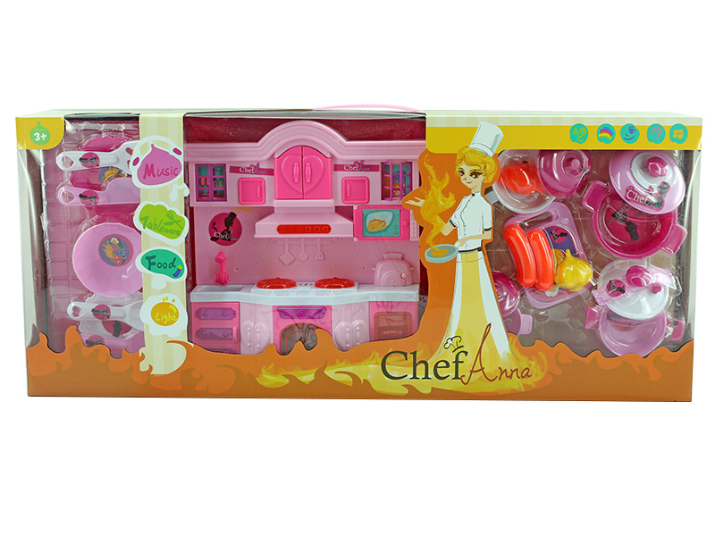 Tableware Table With Music(3 Lights)