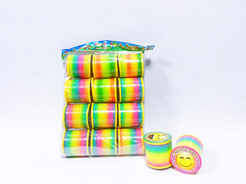 Smiling Face Rainbow Circle