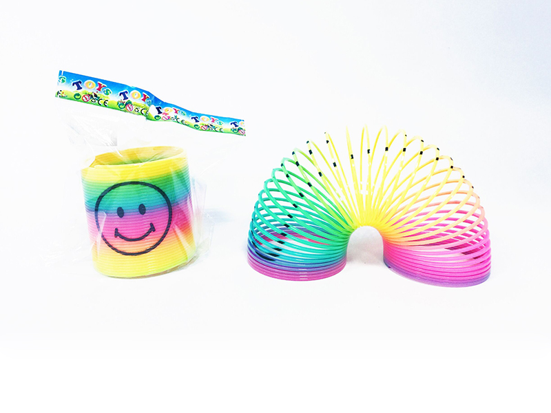 Smiling Face Rainbow Circle