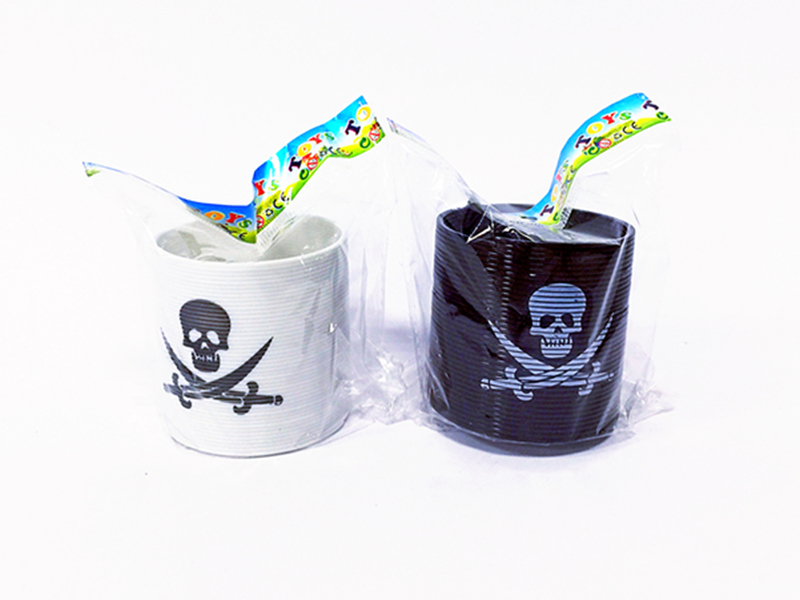 Pirate Pattern No.3 Rainbow Circle(black and white)