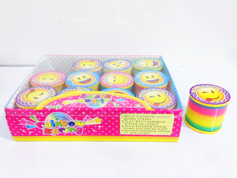 Smiling Face Lid Rainbow Circle