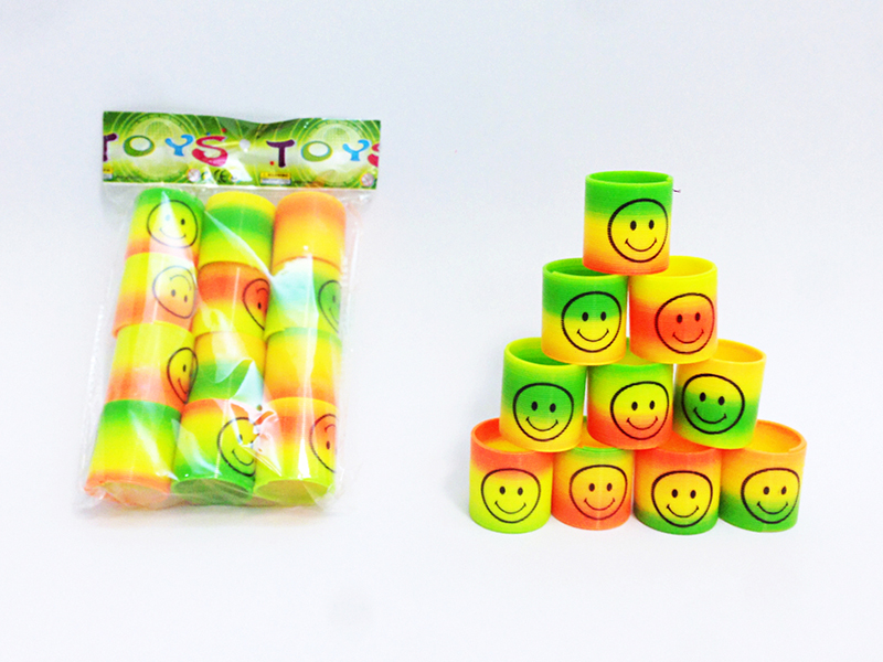 Smiling Face Rainbow Circle