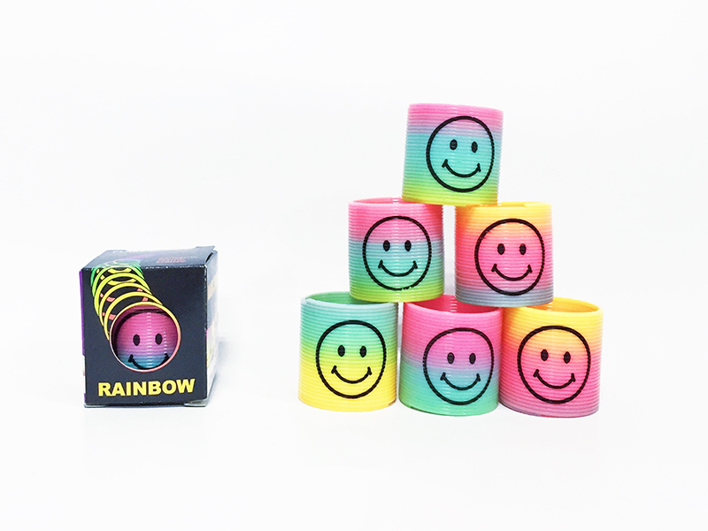 Smiling Face Rainbow Circle