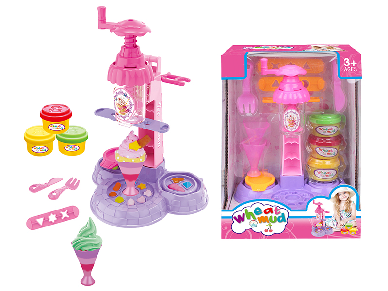Ice Cream Machine With Play Dough