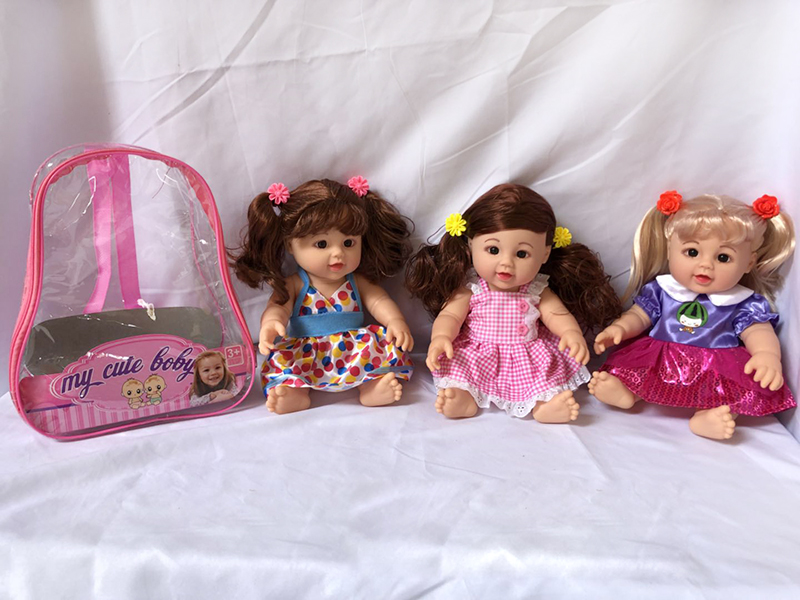 13" Vinyl Doll With 4 Sound ID