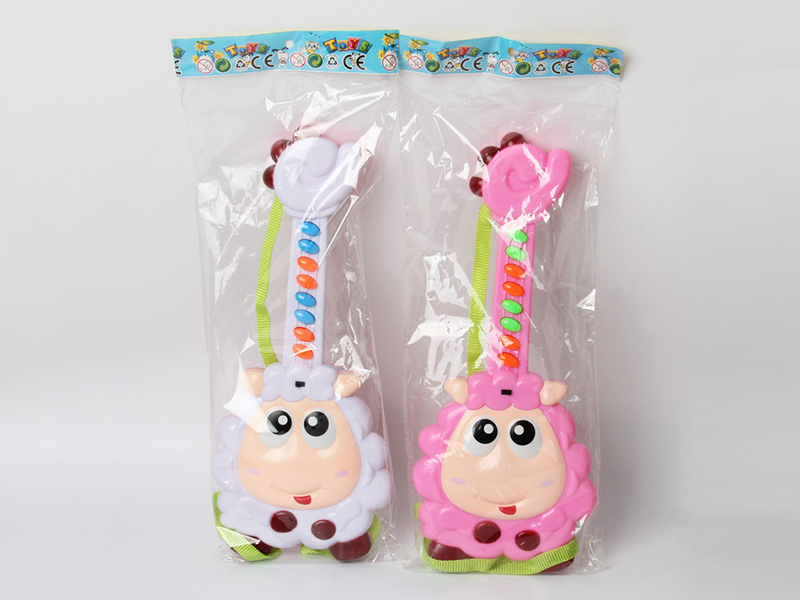 Cartoon Sheep Music Guitar(2 Colour Mixed)