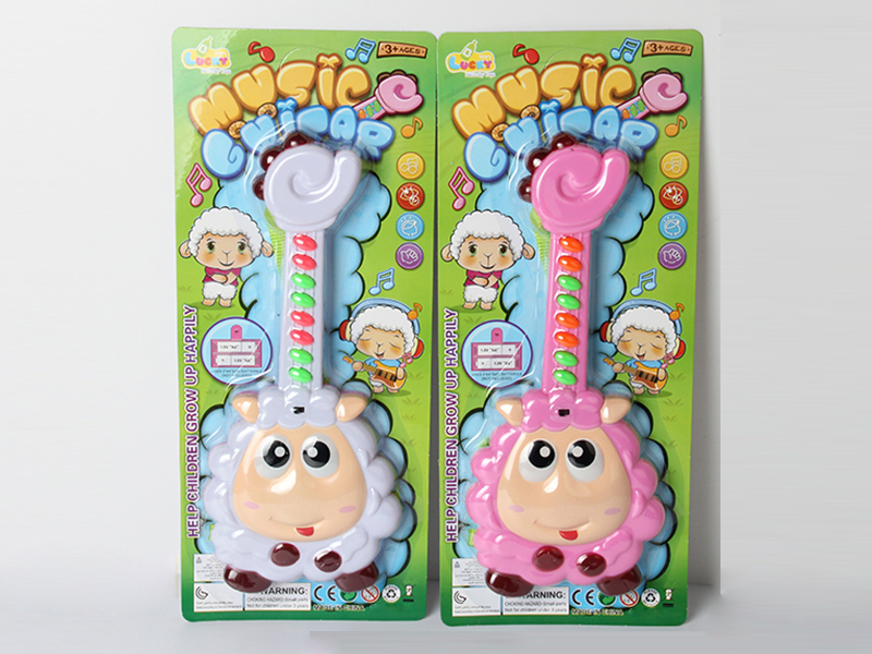 Cartoon Sheep Music Guitar(2 Colour Mixed)