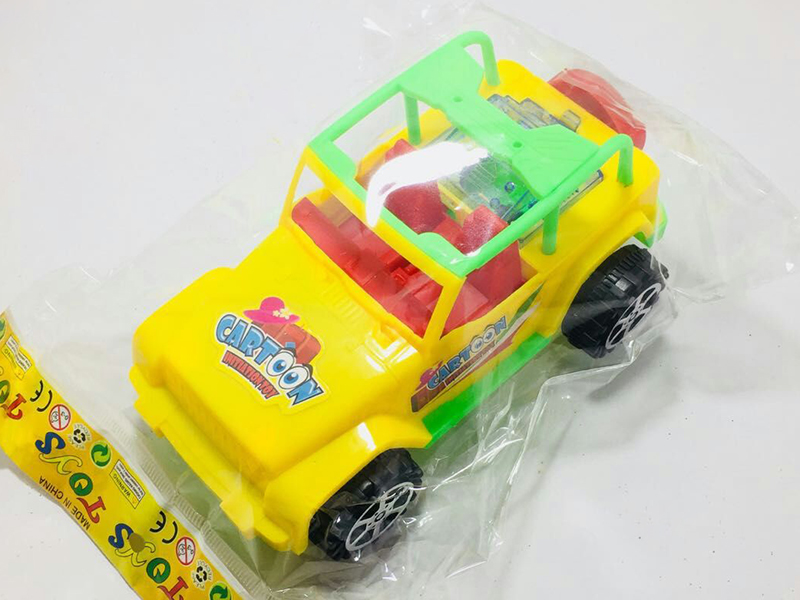 Slide Cartoon Off-Road Vehicle