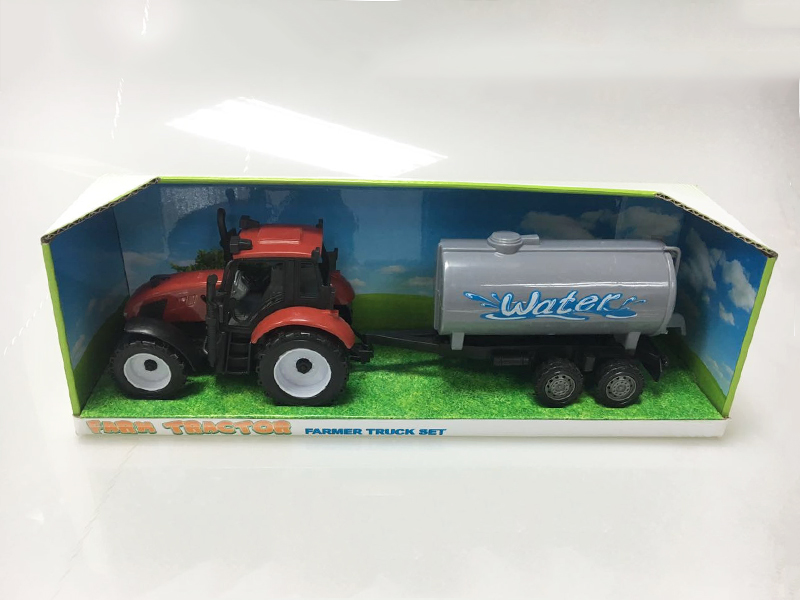 Friction Farm Tractor + Water Pot