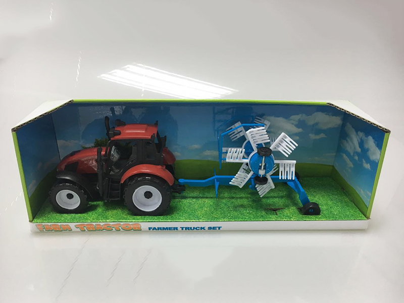 Friction Farm Tractor + Land Leveller
