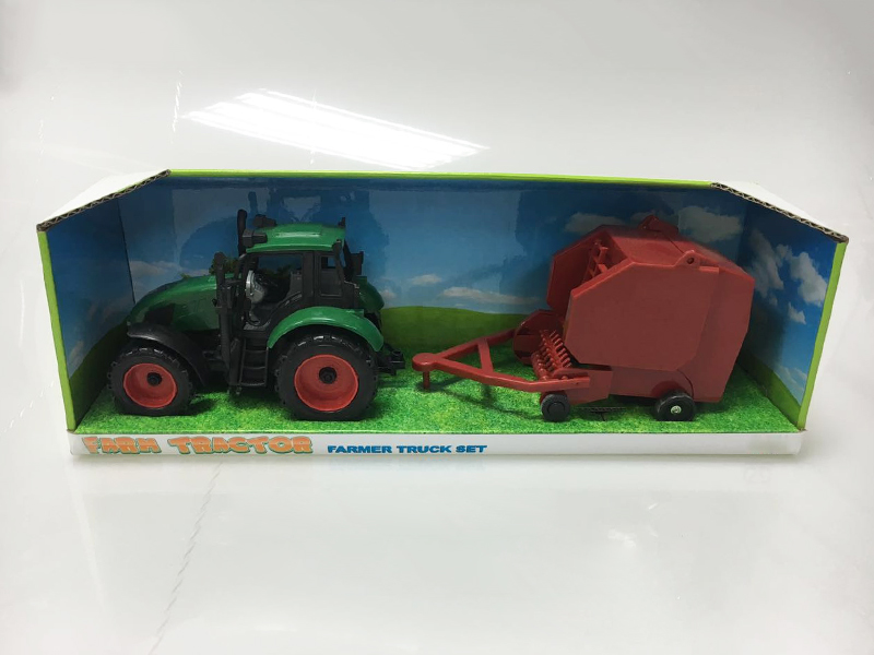 Friction Farm Tractor + Harvester