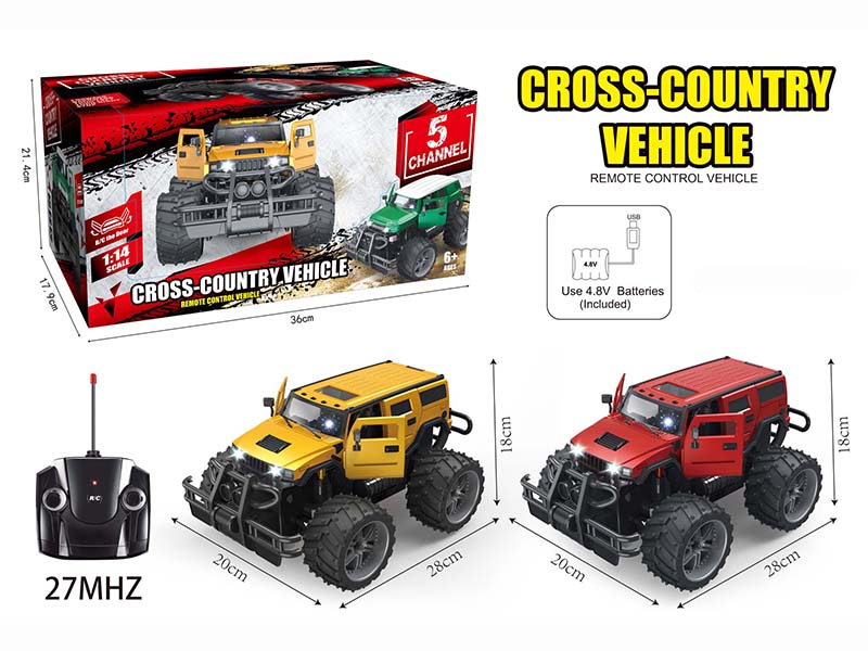 1:14 Hummer 5CH Big Wheels Off-Road Vehicle