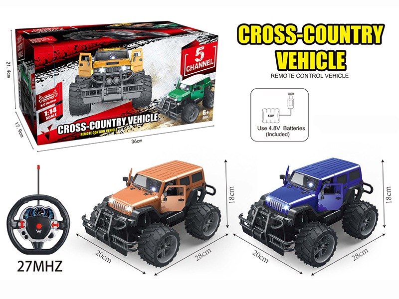 1:14 Wrangler 5CH Big Wheels Off-Road Vehicle