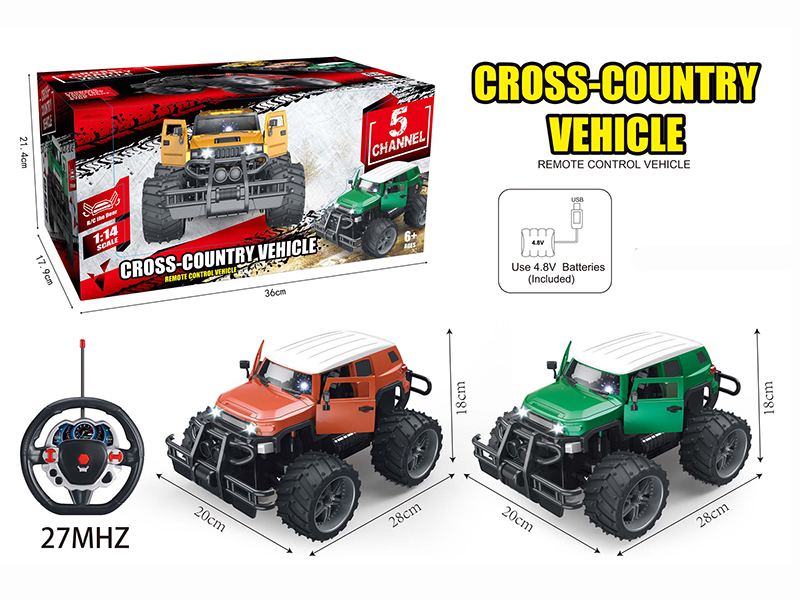 1:14 Toyota 5CH Big Wheels Off-Road Vehicle