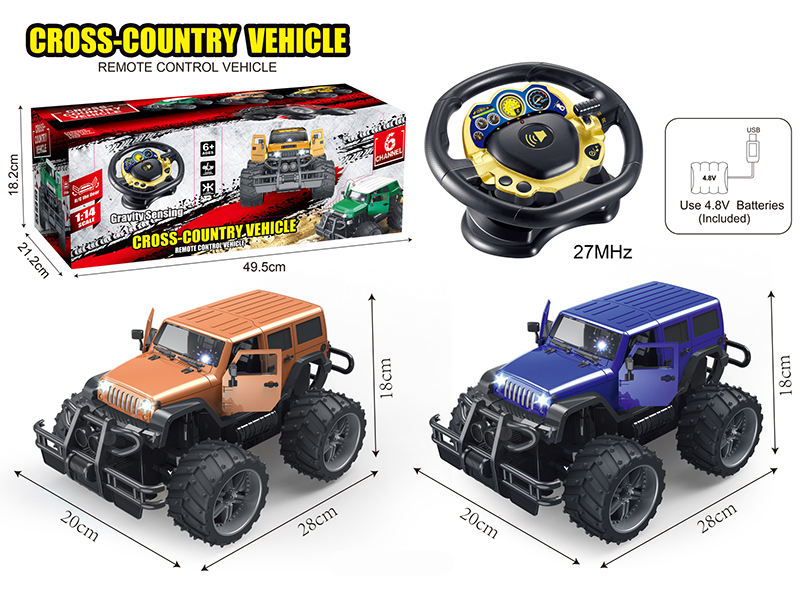 1:14 Wrangler 6CH Big Wheels Off-Road Vehicle