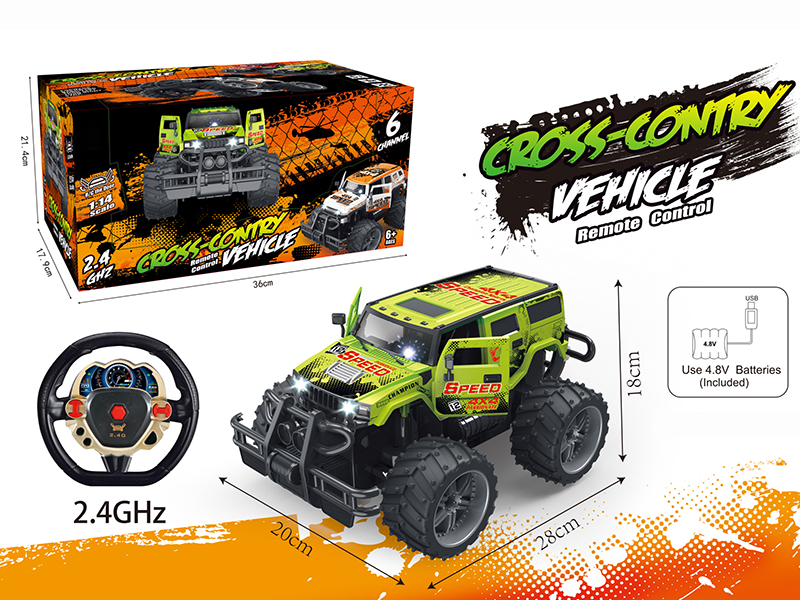 1:14 Hummer Graffiti 6CH Big Wheels Off-Road Vehicle