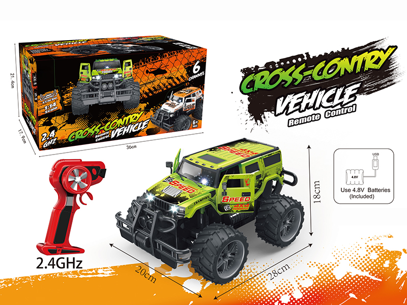 1:14 Hummer Graffiti 6CH Big Wheels Off-Road Vehicle