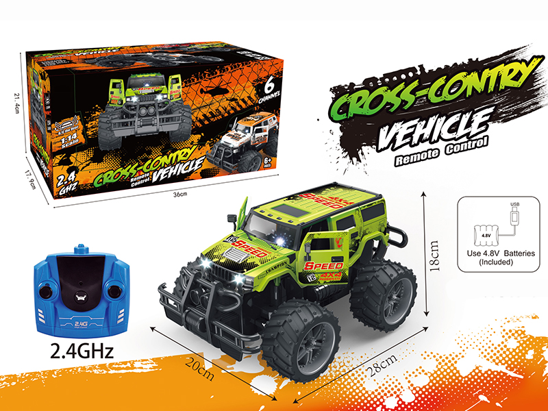 1:14 Hummer Graffiti 6CH Big Wheels Off-Road Vehicle