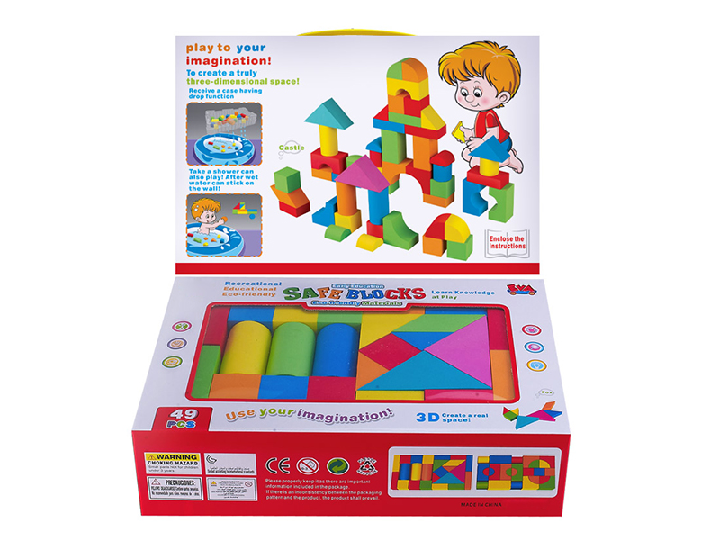 49PCS EVA  Building Blocks