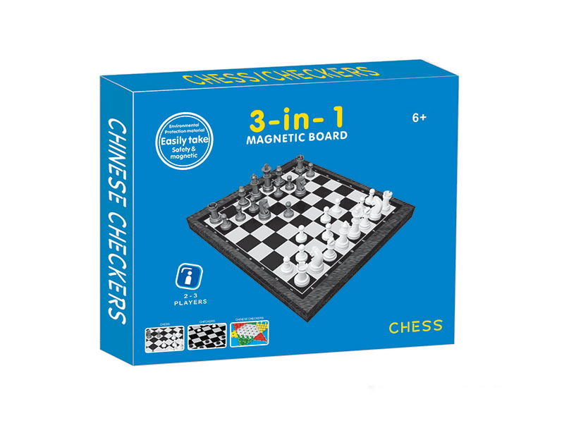 Magnetic 3 In 1 Game Chess