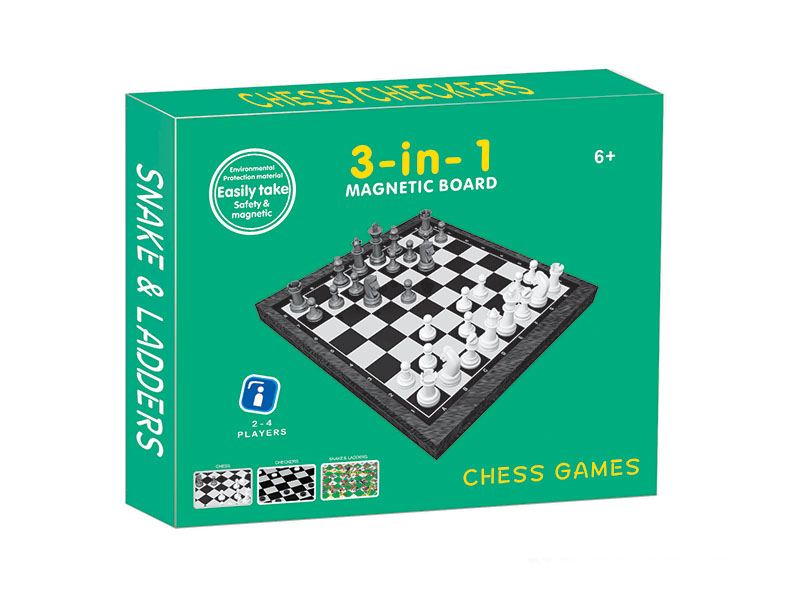 Magnetic 3 In 1 Game Chess