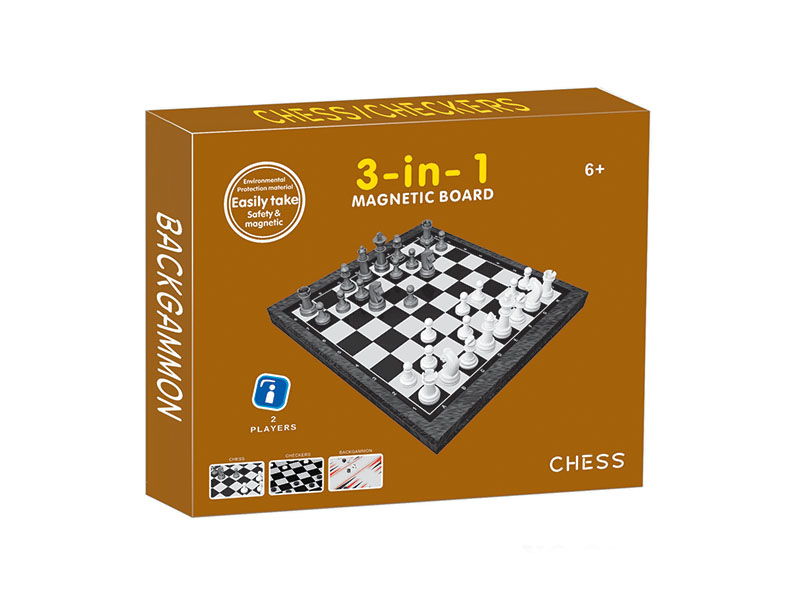 Magnetic 3 In 1 Game Chess