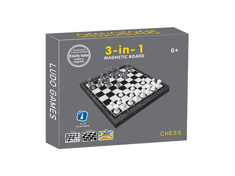 Magnetic 3 In 1 Game Chess
