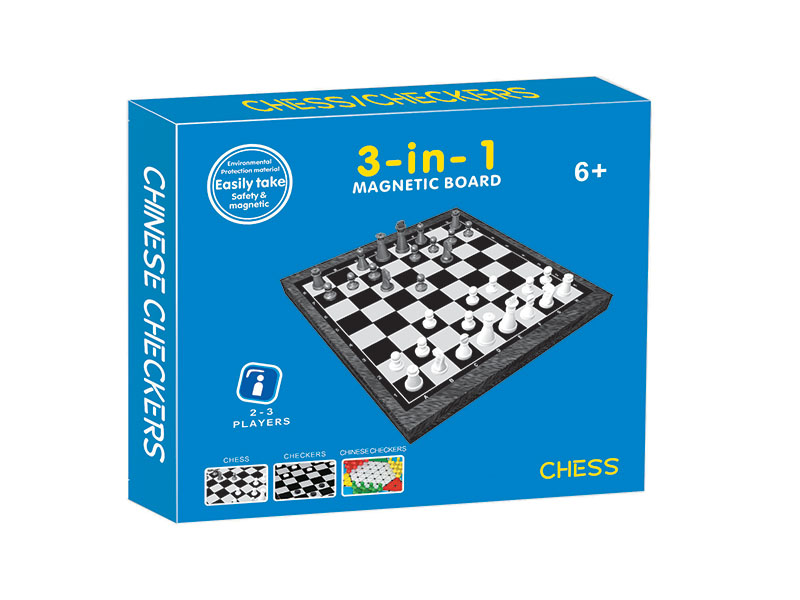 Magnetic 3 In 1 Game Chess