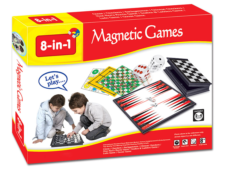 8 In 1 Magnetic Game Chess