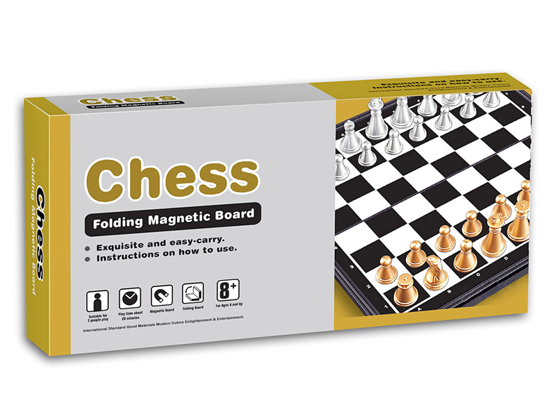 Folding Magnetic Chess