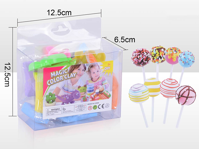 Magic Color Clay Set - Lollipop