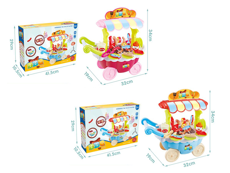 Barbecue Car With Light And Music