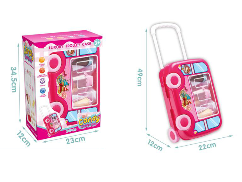 Ice Cream Candy Luggage(B/O Popcorn Machine)